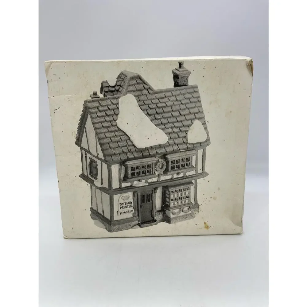 Department 56 Dickens Village Series Tutbury Printer